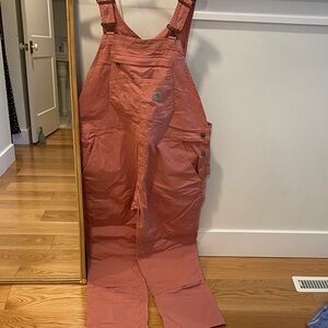 Pink carhartt bibs